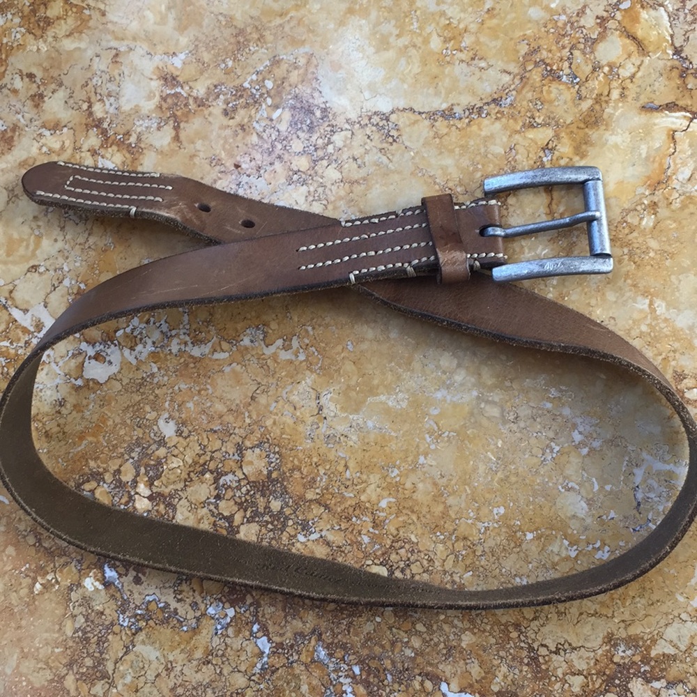 Red Camel 100%leather belt sz 38 caramel weathered